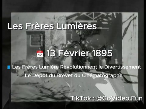 13 février 1895 : Les Frères Lumière Déposent le Brevet d'Invention du Cinématographe