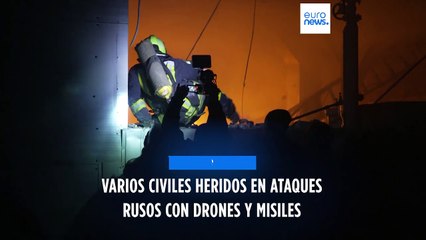 Varios heridos en Ucrania por misiles de Rusia