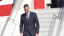 Sánchez llega a Rabat y se reúne con el presidente del gobierno marroquí