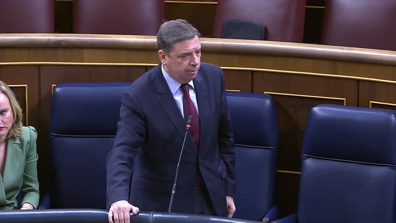 Luis Planas sufre un vértigo durante la sesión de control al Gobierno