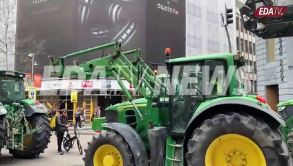 Los agricultores toman Madrid con la banda sonora de 'Piratas del Caribe'