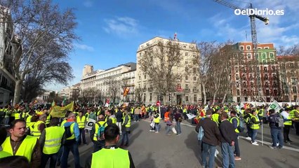 Los agricultores toman el centro de Madrid: “Si el campo no produce, la ciudad no come”