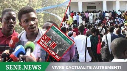 UCAD : La grosse colère des étudiants devant la situation de l'Université