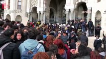 İstanbul Üniversitesi öğrencilerine polis müdahalesi