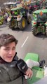  Une manifestation massive d'agriculteurs paralyse Madrid, Espagne.