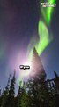 Mesmerizing Northern Light : Heavenly Dance with the Moon