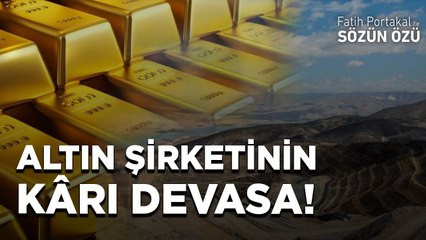 ALTIN ŞİRKETİNİN ALTINI NE KADAR ÇIKARIP BİZE NE KADARA KAKALADIKLARI ORTAYA ÇIKTI?