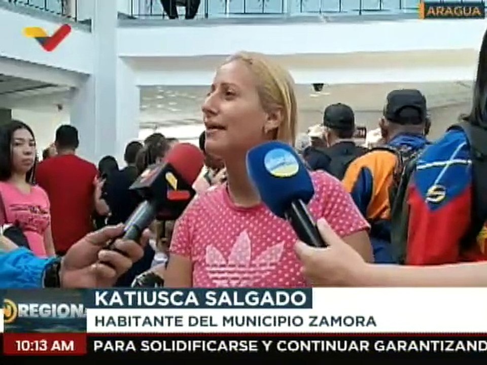 Aragüeños beneficiados con la entrega de ayudas técnicas por parte del 1x10 del Buen Gobierno