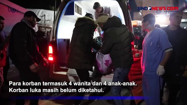 Serangan Udara Israel di Deir al-Balah, Gaza Tengah Menewaskan 17 Orang.