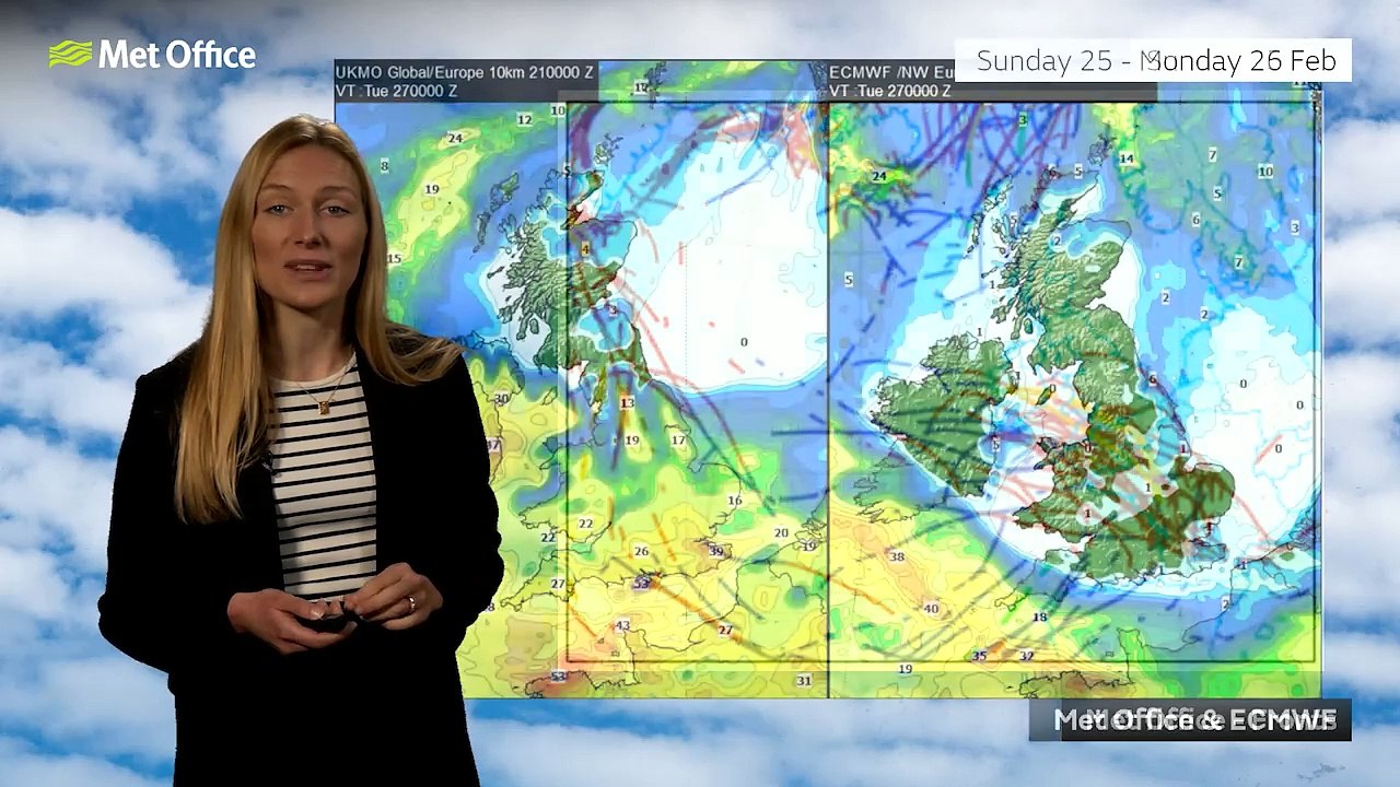 This is the Met Office UK Weather forecast for the next 10 days, dated ...
