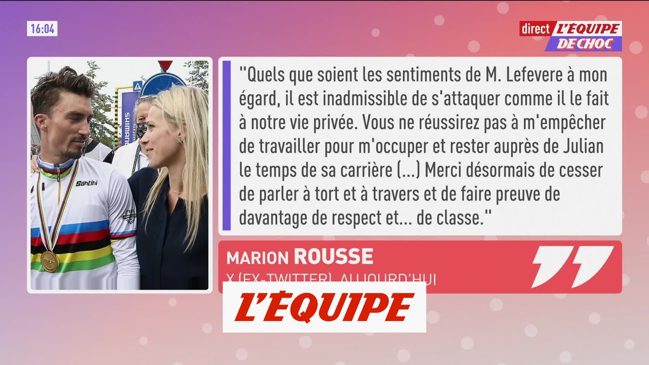 Marion Rousse répond sèchement à Patrick Lefévère - Cyclisme - Médias