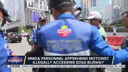 MMDA strike force conducted operation in EDSA