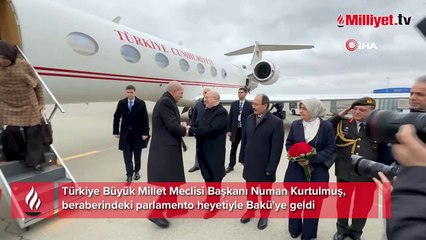 TBMM Başkanı Numan Kurtulmuş Azerbaycan'da