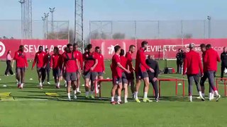 Entrenamiento del Sevilla FC - 21-02-24