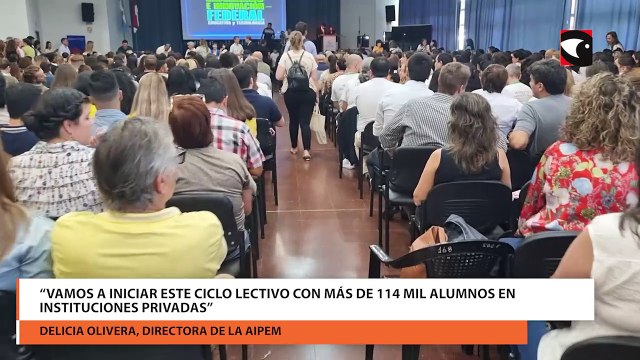 Vamos a iniciar este ciclo lectivo con más de 114 mil alumnos en instituciones privadas”