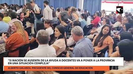 "Si Nación se ausenta de la ayuda a docentes va a poner a la provincia en una situación compleja"