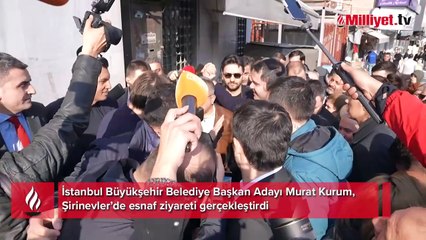Murat Kurum, Şirinevler’de esnafı ziyaret etti