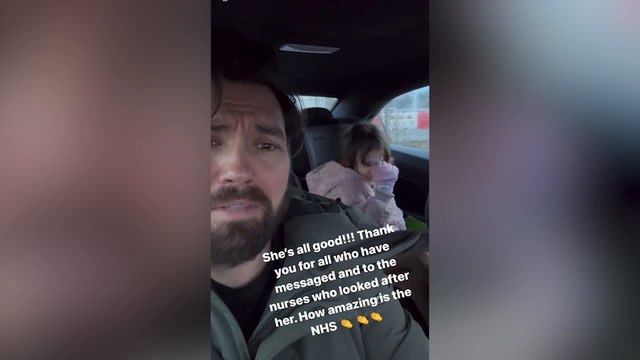 Dancing On Ice couple reveal daughter in hospital dash after ice skating blade slices back of her head