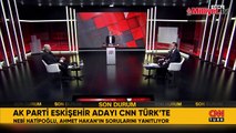 AK Parti Eskişehir Adayı Hatipoğlu CNN Türk'te projelerini anlatıyor