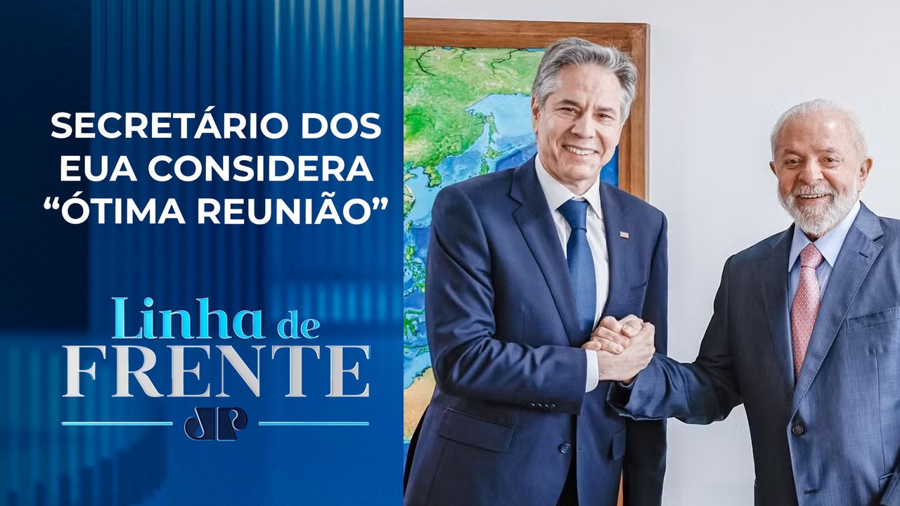 Criação de Estado Palestino foi pauta de reunião entre Lula e Blinken | LINHA DE FRENTE