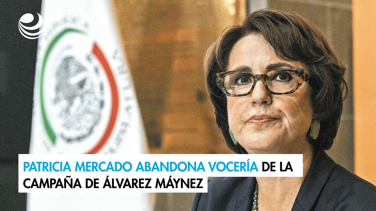Patricia Mercado abandona vocería de la campaña de Álvarez Máynez