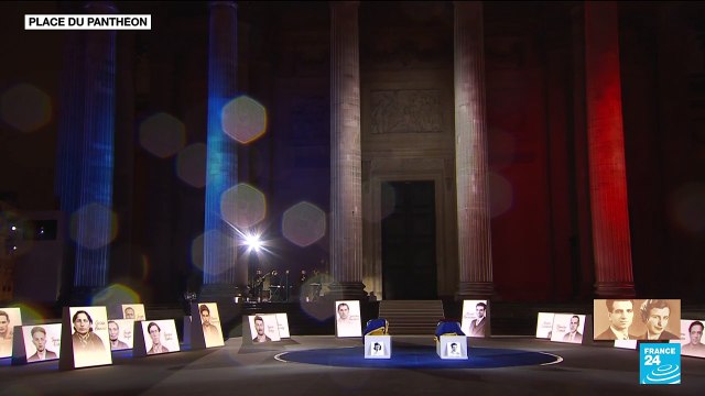 L'Affiche Rouge par Feu Chatterton lors de l'entrée de Missak et Mélinée Manouchian au Panthéon