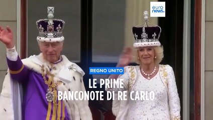 Londra, nuove banconote con l'immagine di re Carlo