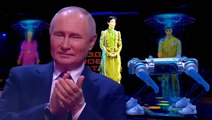 Putin attends opening ceremony of Russian esports featuring robot dogs and holograms