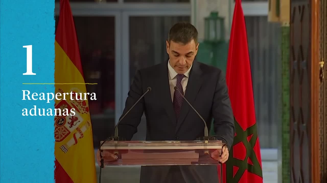 Sánchez confirma en Rabat que no hay fecha para la apertura de aduanas de Ceuta y Melilla
