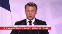Emmanuel Macron : «Une odyssée du 20e siècle s’achève, celle d’un destin de liberté»