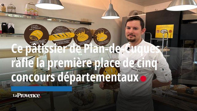 Ce pâtissier de Plan-de-Cuques rafle la première place de cinq concours départementaux