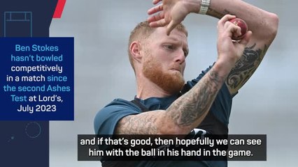 Pope teases the possibility of Stokes bowling against India