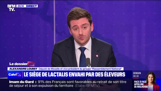 Annonces de Gabriel Attal sur l'agriculture: Globalement, elles vont dans le bon sens, mais elles restent très insuffisantes , estime Alexandre Loubet (RN)