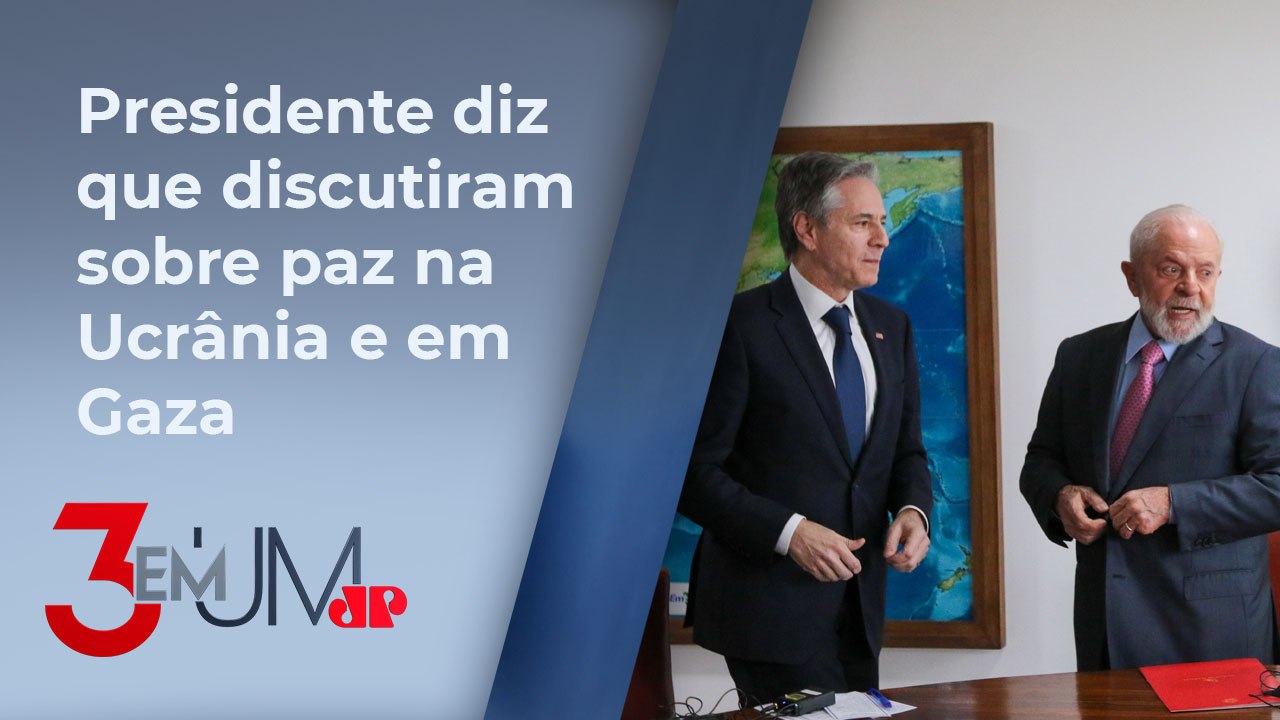 Blinken diz a Lula que EUA discordam das declarações sobre Israel e Holocausto