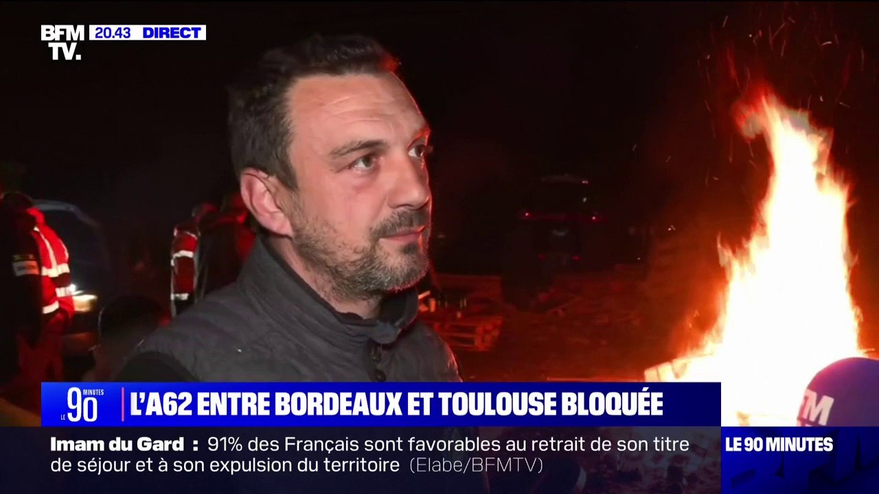 Annonces de Gabriel Attal sur l'agriculture: "Ça ne nous a pas du tout convaincu", assure Julien Depetris, agriculteur céréalier mobilisé sur l'autoroute A62