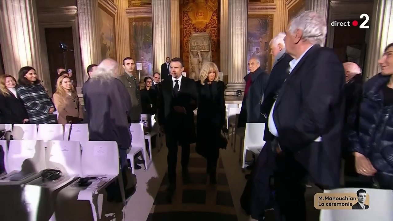 Panthéonisation de Missak Manouchian : Brigitte Macron mise sur le noir au bras d'Emmanuel Macron, Patrick Bruel Bouleversant