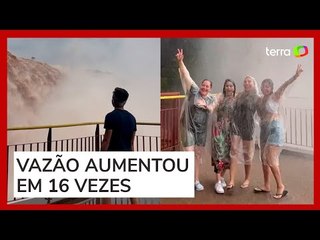 Cataratas do Iguaçu registra maior vazão de água dos últimos anos