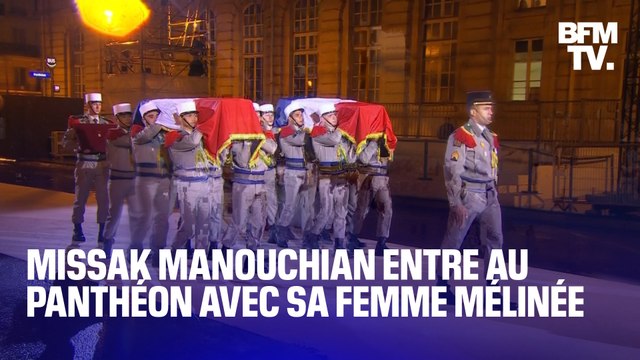 Missak Manouchian, figure de la Résistance, fait son entrée au Panthéon avec sa femme Mélinée