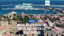 Una decena de islas griegas acoge con entusiasmo el anuncio de visados rápidos para turistas turcos