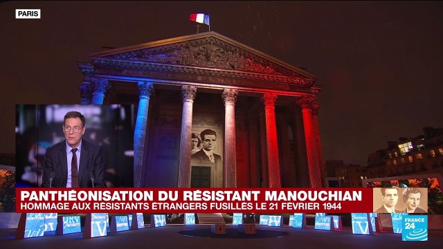 REPLAY - Hommage national pour l'entrée de Missak et Mélinée Manouchian au Panthéon
