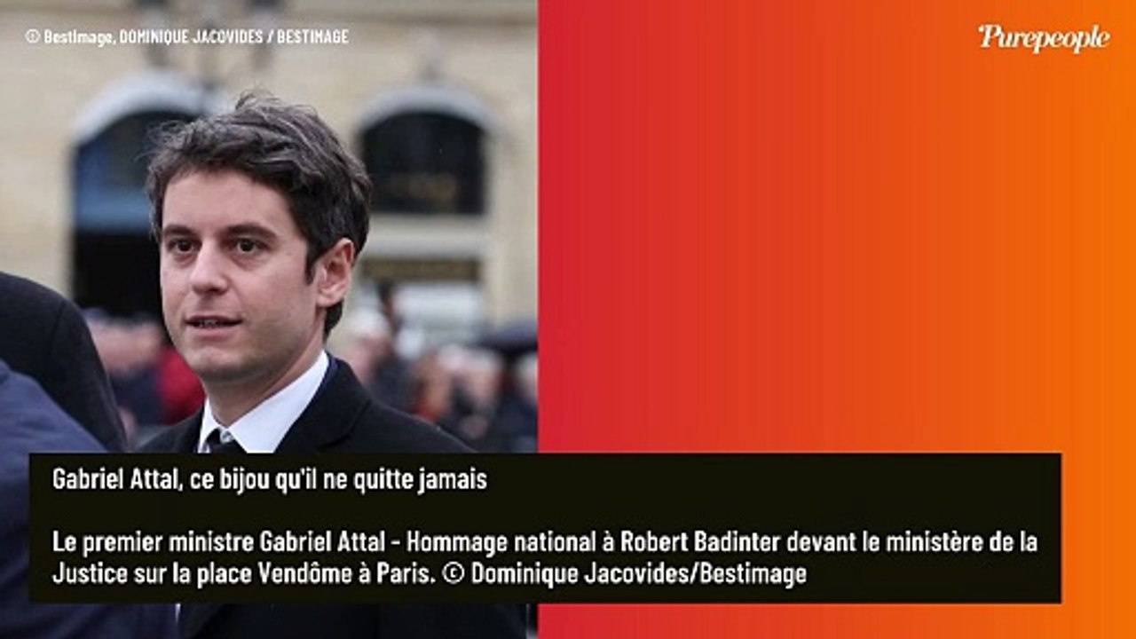 Gabriel Attal : Ce précieux bijou à plusieurs milliers d'euros dont il ne se sépare jamais