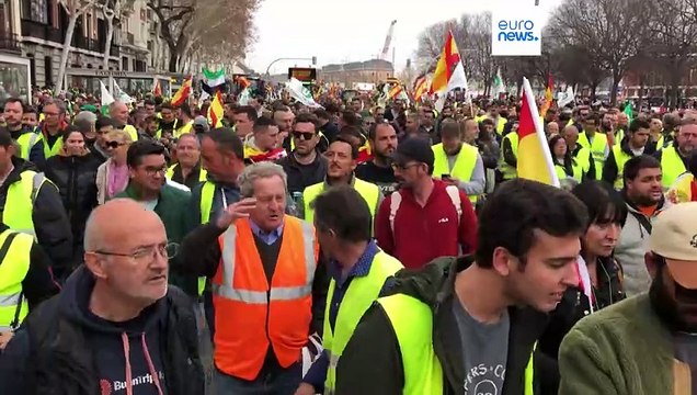 As razões para a mega-manifestação dos agricultores em Madrid