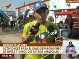 Amazonas | Niños y niñas de la pquia. Luis Alberto Gómez disfrutaron el 1er 