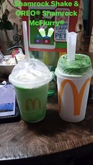 Shamrock Shake & OREO® Shamrock McFlurry®