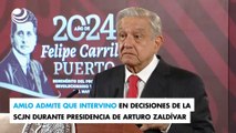 AMLO admite que intervino en decisiones de la SCJN durante presidencia de Arturo Zaldívar
