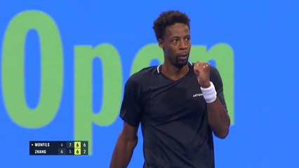 Doha - Monfils fait le show et écoeure Zhang