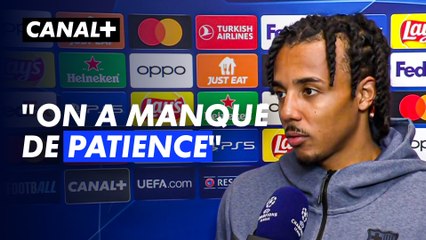 La réaction de Jules Koundé après Naples / FC Barcelone - Ligue des Champions 2023-24