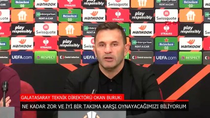 Okan Buruk: Futbolcuyken elenmiştik, inşallah antrenör olarak kazanan ben olurum