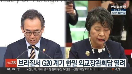 브라질서 G20 계기 한일 외교장관회담 열려