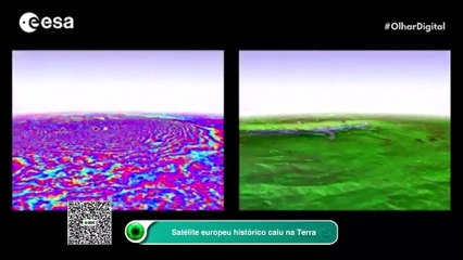 Satélite europeu histórico caiu na Terra